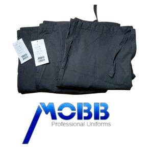 Mobb Unisex Black Drawstring Scrub Pant Bundle